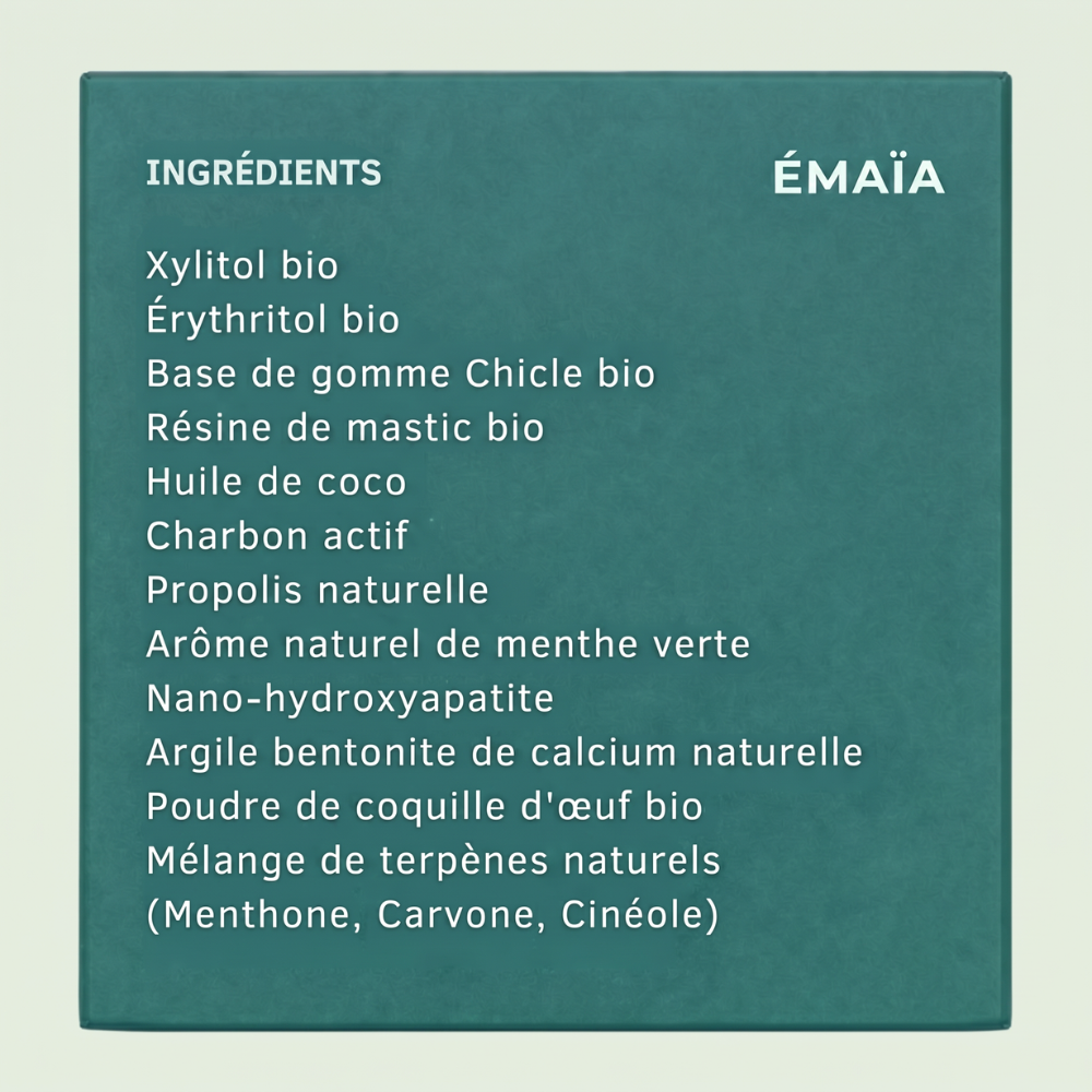ÉMAÏA - Chewing-Gum Reminéralisant